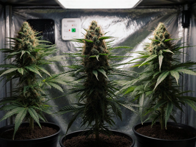 Wie viel Ertrag bringen 3 Cannabispflanzen? Realistische Erträge im Innen- und Außenanbau