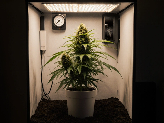 Wie viel Ertrag bringt ein 60x60 cm Anbau mit LED-Licht?