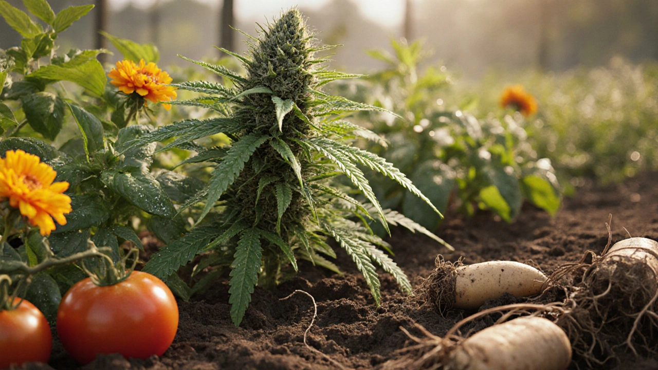 Welche Pflanzen sind schlechte Nachbarn für Hanf? Die besten und schlimmsten Nachbarn im Hanfgarten